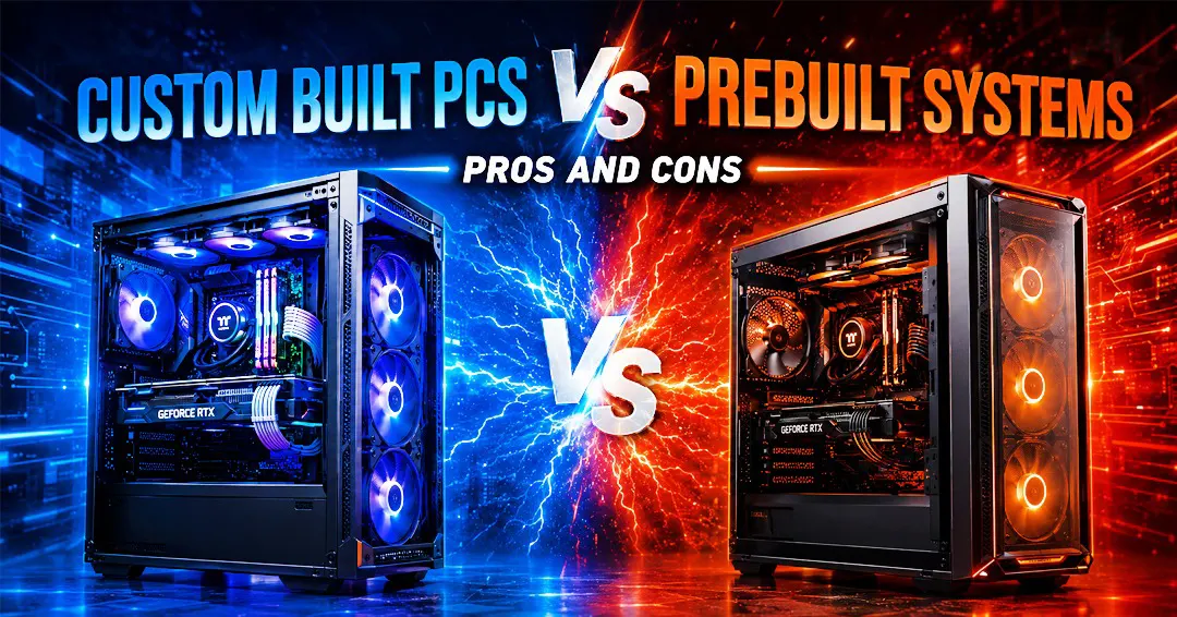 Custom Built PCs vs Prebuilt Systems: Pros and Cons | Everything You Need to Know