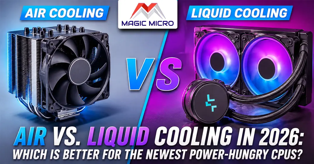 Air vs. Liquid Cooling in 2026: Which is Better for the Newest Power-Hungry CPUs?
