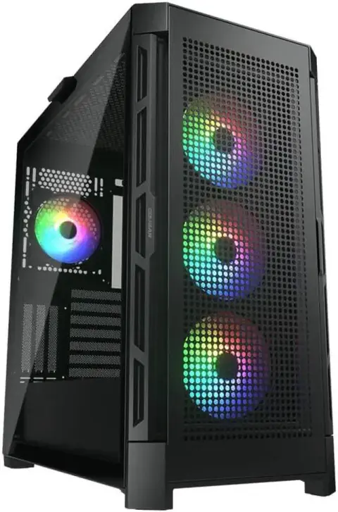 Cougar DUOFACE Pro Black & RGB Mesh or Glass Case