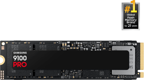 2TB SAMSUNG 9100 PRO m.2 Solid State Drive, PCIE Gen 5, 14,800MB/s