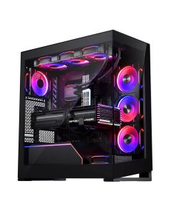 Phanteks NV5, Mid-Tower Chassis, Integrated D/A-RGB, Tempered Glass (Black)